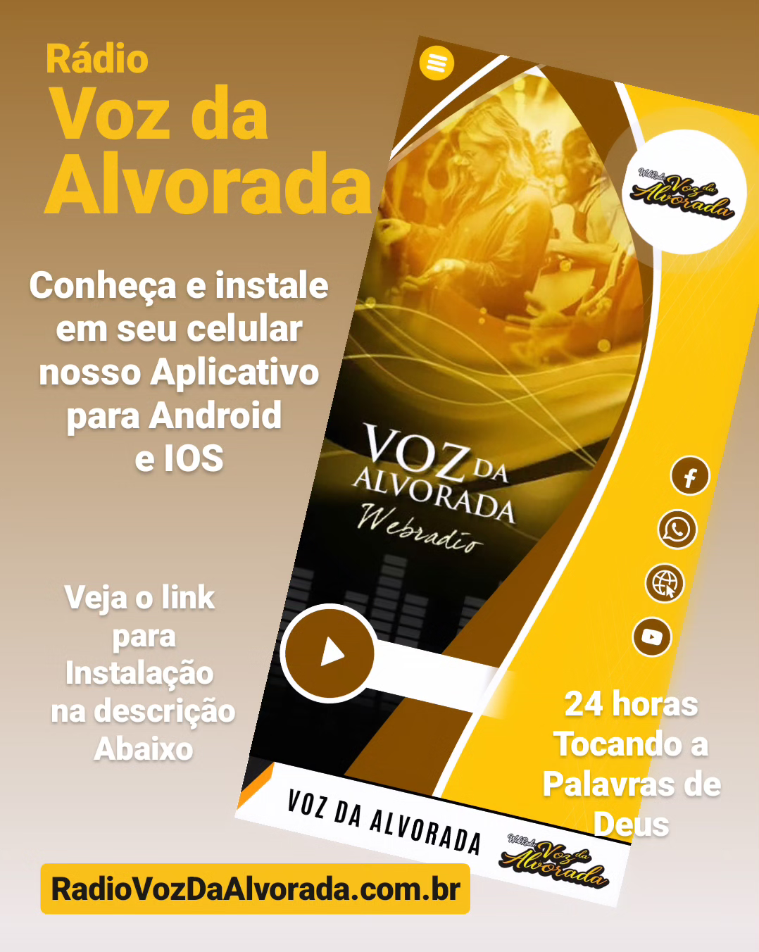 Radio Voz da Alvorada - novo App para Android e IOS